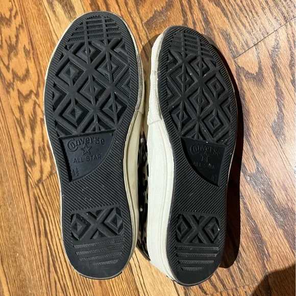 Excellent condition Leopard Print Converse - Picture 3 of 6